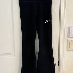 Nike Kids Black Flared Leggings